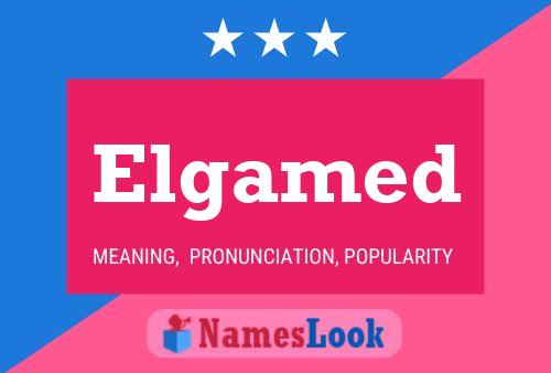 Постер имени Elgamed