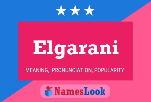 Постер имени Elgarani