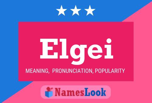 Постер имени Elgei