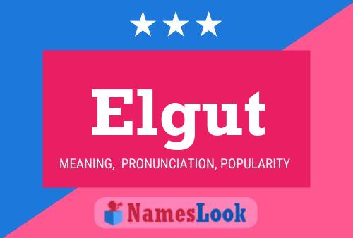 Постер имени Elgut