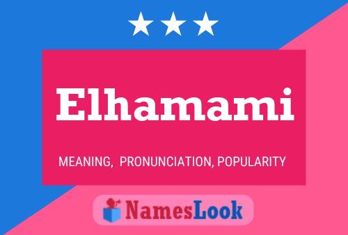 Постер имени Elhamami