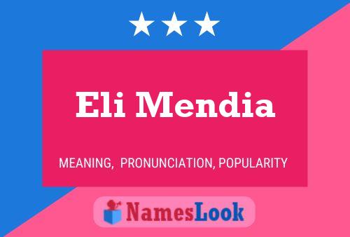 Постер имени Eli Mendia