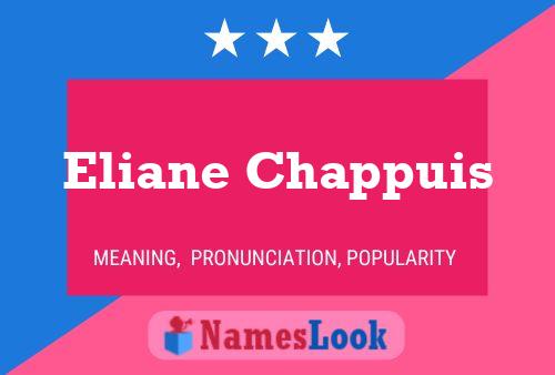 Постер имени Eliane Chappuis