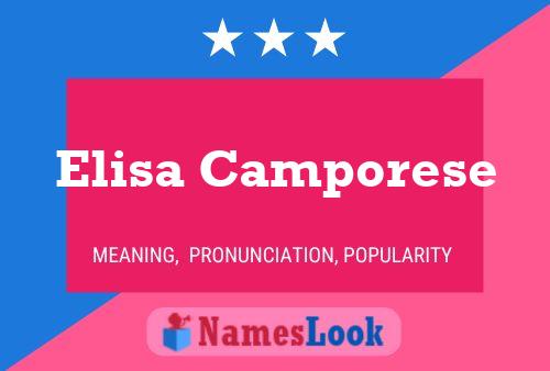 Постер имени Elisa Camporese