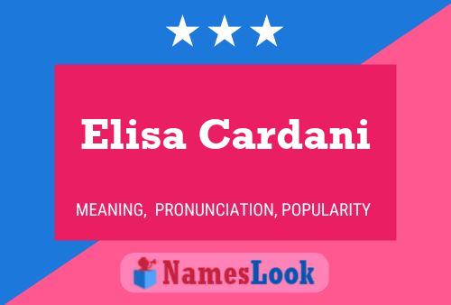 Постер имени Elisa Cardani