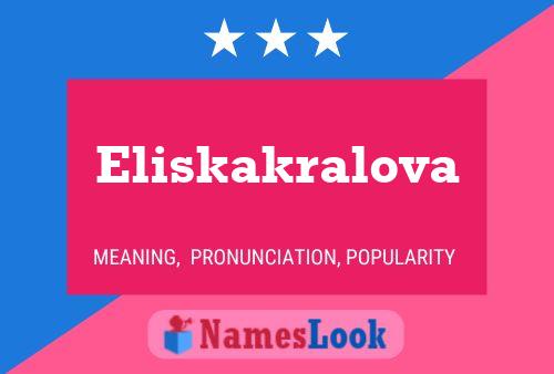 Постер имени Eliskakralova