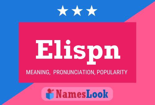 Постер имени Elispn