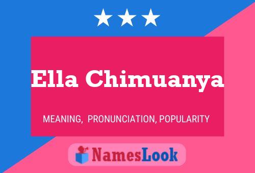 Постер имени Ella Chimuanya