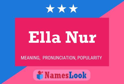 Постер имени Ella Nur