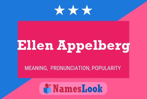 Постер имени Ellen Appelberg