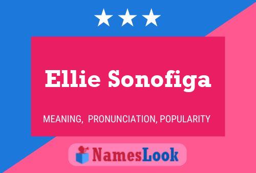 Постер имени Ellie Sonofiga