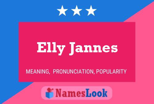 Постер имени Elly Jannes