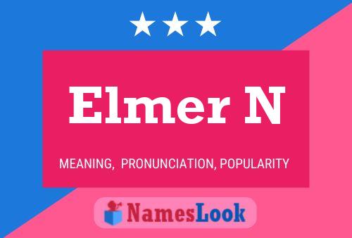 Постер имени Elmer N