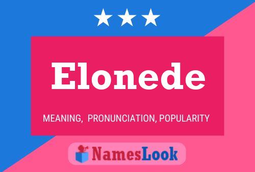 Постер имени Elonede