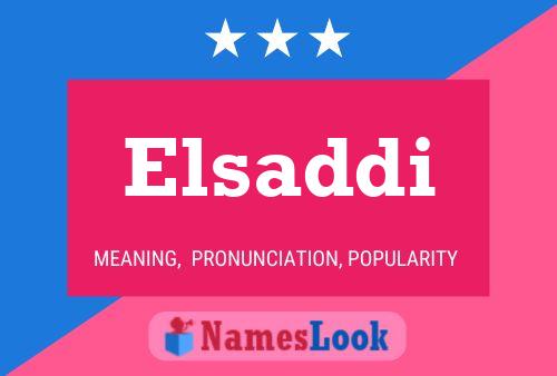 Постер имени Elsaddi