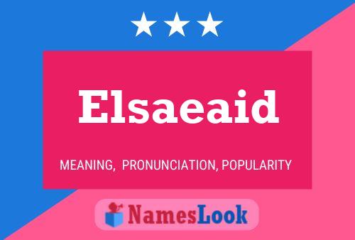 Постер имени Elsaeaid