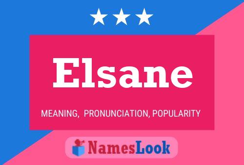 Постер имени Elsane