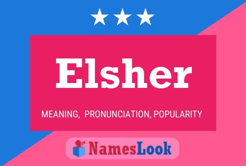 Постер имени Elsher