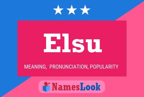 Постер имени Elsu