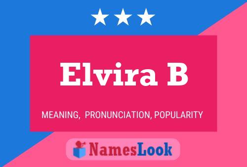 Постер имени Elvira B