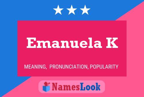 Постер имени Emanuela K