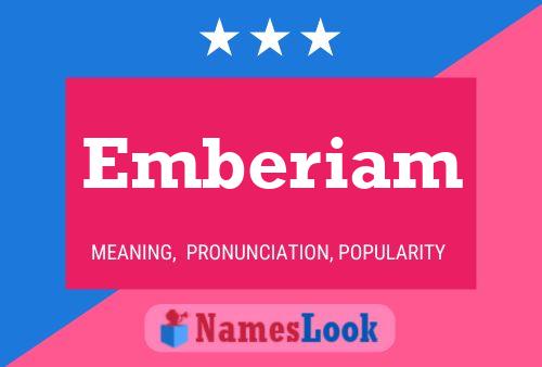 Постер имени Emberiam