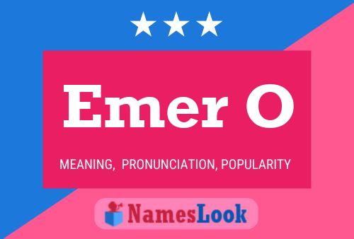 Постер имени Emer O