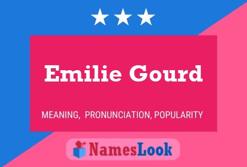 Постер имени Emilie Gourd