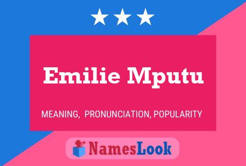 Постер имени Emilie Mputu