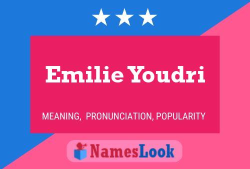 Постер имени Emilie Youdri