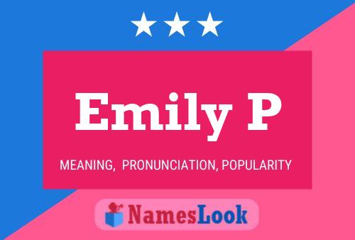 Постер имени Emily P