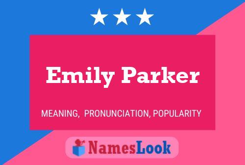 Постер имени Emily Parker