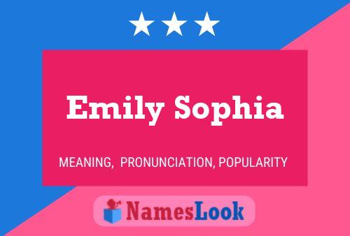 Постер имени Emily Sophia