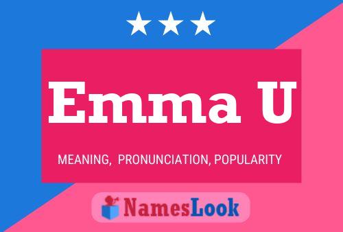 Постер имени Emma U