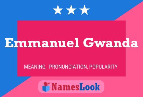 Постер имени Emmanuel Gwanda