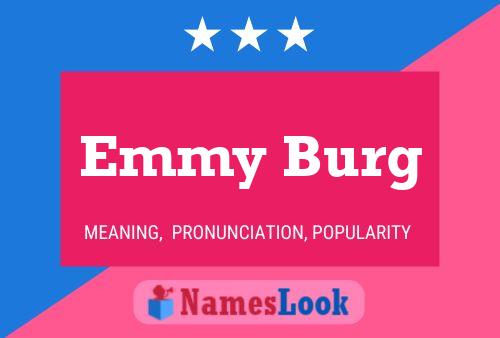 Постер имени Emmy Burg