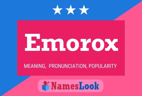 Постер имени Emorox