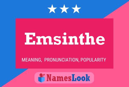 Постер имени Emsinthe