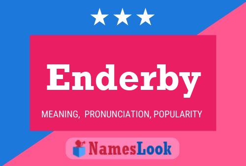 Постер имени Enderby