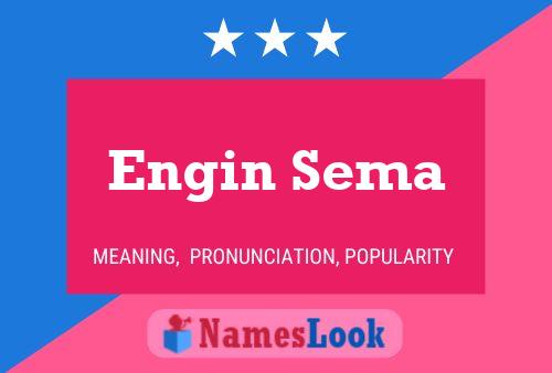 Постер имени Engin Sema