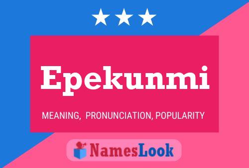 Постер имени Epekunmi