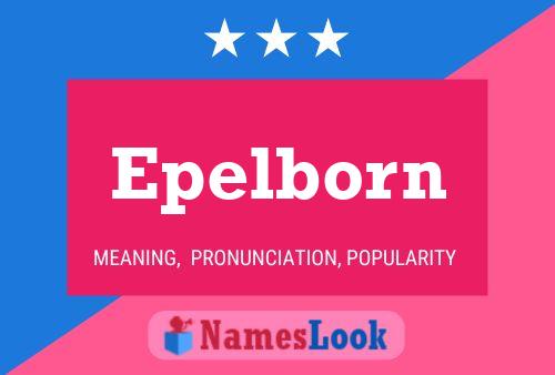 Постер имени Epelborn