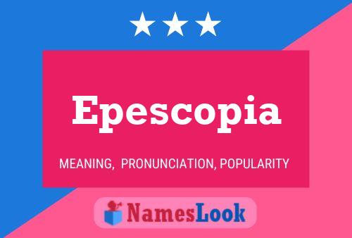 Постер имени Epescopia