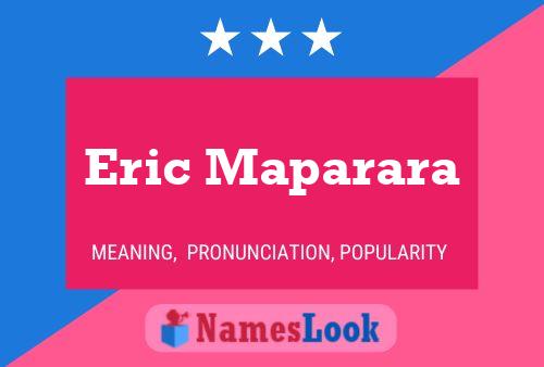 Постер имени Eric Maparara