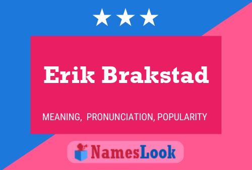 Постер имени Erik Brakstad