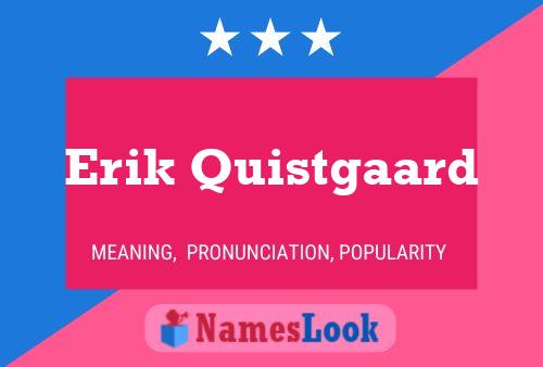 Постер имени Erik Quistgaard