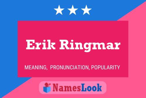 Постер имени Erik Ringmar