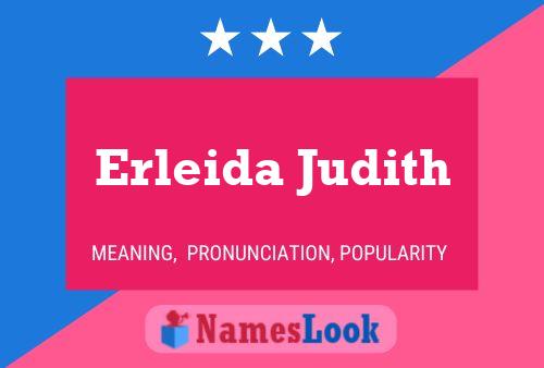 Постер имени Erleida Judith