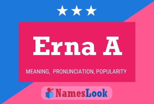 Постер имени Erna A