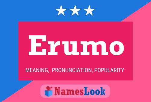 Постер имени Erumo